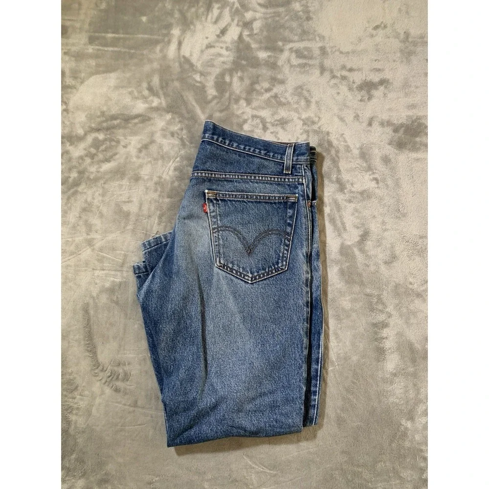 Vintage Y2K Levi's 517 Bootcut Jeans Size 36x30 Blue Faded EUC
